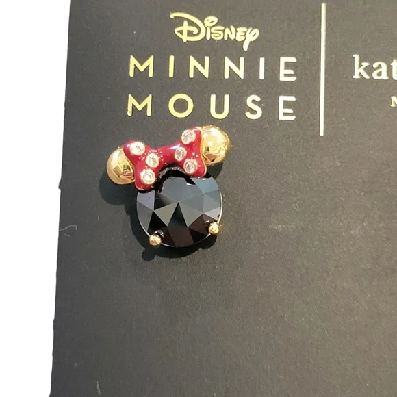NWT | Disney X Kate Spade New York | Minnie Stud Earrings - Picture 3 of 6